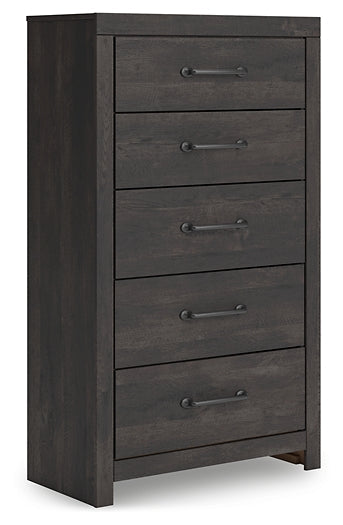 Signature Design by Ashley® Hollivern Five Drawer Chest at   Contempo Furniture  Contempo Furniture Hollivern Five Drawer Chest Signature Design by Ashley®.