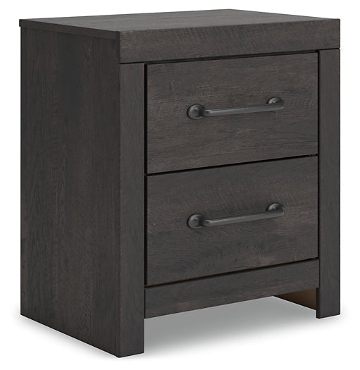 Signature Design by Ashley® Hollivern Two Drawer Night Stand at   Contempo Furniture  Contempo Furniture Hollivern Two Drawer Night Stand Signature Design by Ashley®.