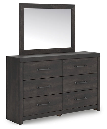 Signature Design by Ashley® Hollivern Dresser and Mirror at   Contempo Furniture  Contempo Furniture Hollivern Dresser and Mirror Signature Design by Ashley®.