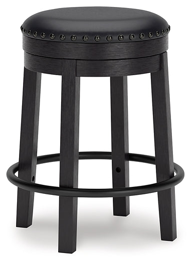 Signature Design by Ashley® Valebeck UPH Swivel Stool (1/CN) at   Contempo Furniture  Contempo Furniture Valebeck UPH Swivel Stool (1/CN) Signature Design by Ashley®.