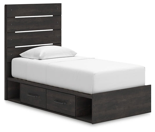 Signature Design by Ashley® Hollivern  Panel Storage Bed at   Contempo Furniture  Contempo Furniture Hollivern  Panel Storage Bed Signature Design by Ashley®.