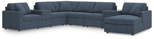 Signature Design by Ashley® Modmax 8-Piece Sectional with Chaise and Storage Consoles at   Contempo Furniture  Contempo Furniture Modmax 8-Piece Sectional with Chaise and Storage Consoles Signature Design by Ashley®.