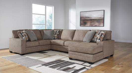 Signature Design by Ashley® Cannonbrook 3-Piece Sectional with Chaise at   Contempo Furniture  Contempo Furniture Cannonbrook 3-Piece Sectional with Chaise Signature Design by Ashley®.