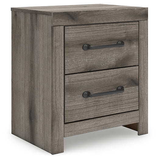 Signature Design by Ashley® Graystorm Two Drawer Night Stand at   Contempo Furniture  Contempo Furniture Graystorm Two Drawer Night Stand Signature Design by Ashley®.