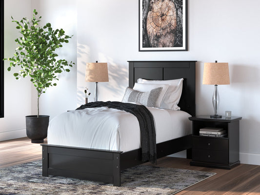 Signature Design by Ashley® Maribel Twin Panel Bed at   Contempo Furniture  Contempo Furniture Maribel Twin Panel Bed Signature Design by Ashley®.