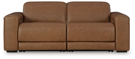 Signature Design by Ashley® Magic Man 2-Piece Power Reclining Sectional Loveseat at   Contempo Furniture  Contempo Furniture Magic Man 2-Piece Power Reclining Sectional Loveseat Signature Design by Ashley®.