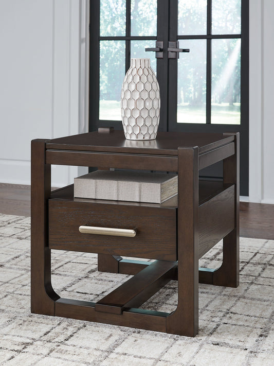 Signature Design by Ashley® Breckington Square End Table at   Contempo Furniture  Contempo Furniture Breckington Square End Table Signature Design by Ashley®.