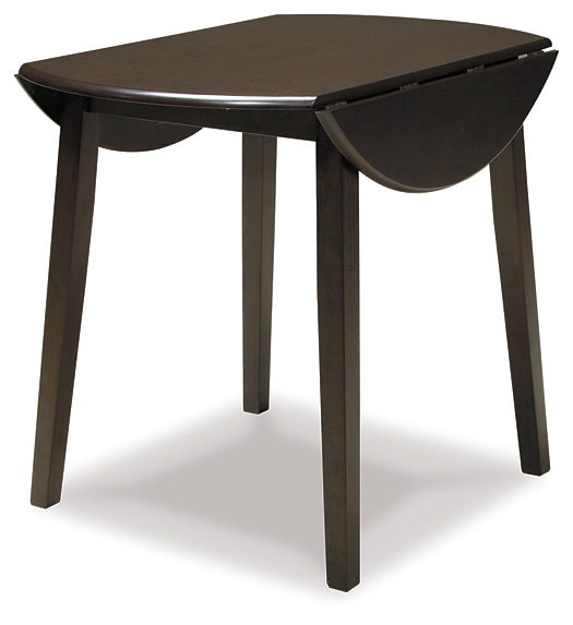 Signature Design by Ashley® Hammis Round DRM Drop Leaf Table.