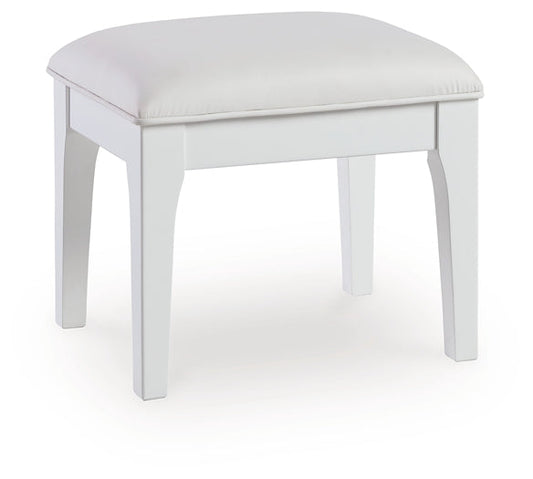 Signature Design by Ashley® Chalanna Vanity Stool at   Contempo Furniture  Contempo Furniture Chalanna Vanity Stool Signature Design by Ashley®.