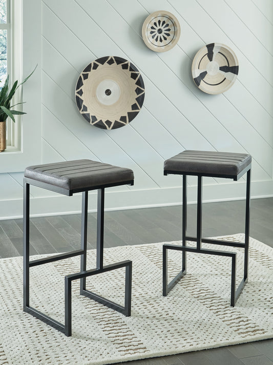 Signature Design by Ashley® Strumford Tall UPH Barstool (2/CN).