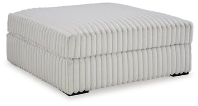 Stupendous Oversized Accent Ottoman - Gray Accent Ottoman modern furniture Contempo Furniture