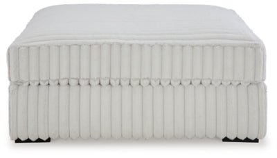Stupendous Oversized Accent Ottoman - Gray Accent Ottoman modern furniture Contempo Furniture