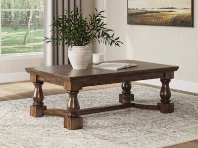 Sturlayne Coffee Table - Dark Brown Cocktail Table modern furniture Contempo Furniture