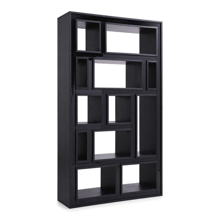 Suffolk - Contemporary Black Ash Bookcase