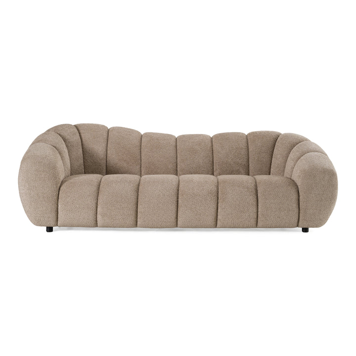 Suki - Modern Taupe Fabric Sofa