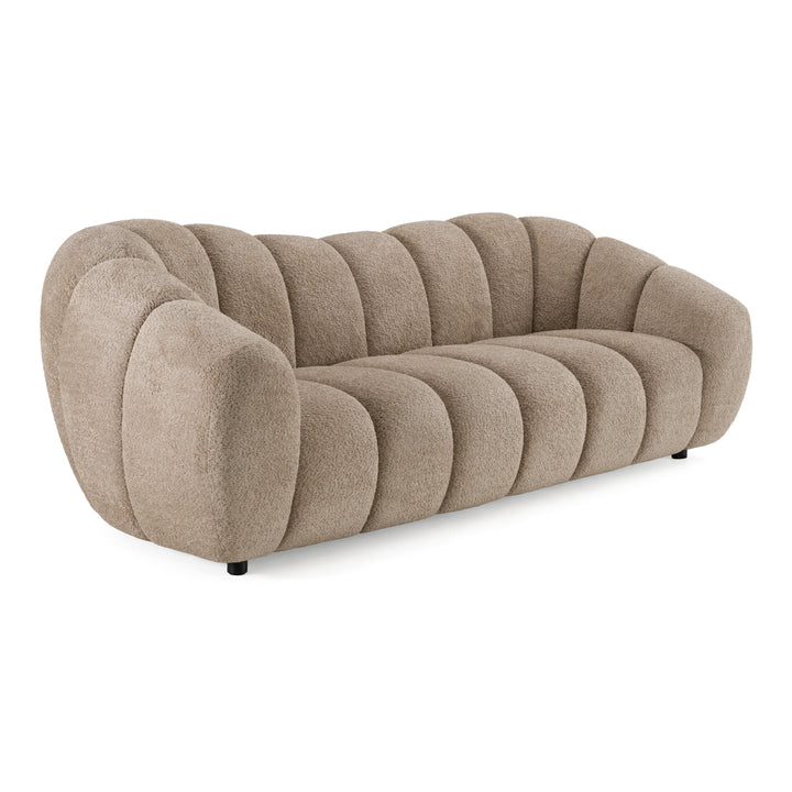Suki - Modern Taupe Fabric Sofa