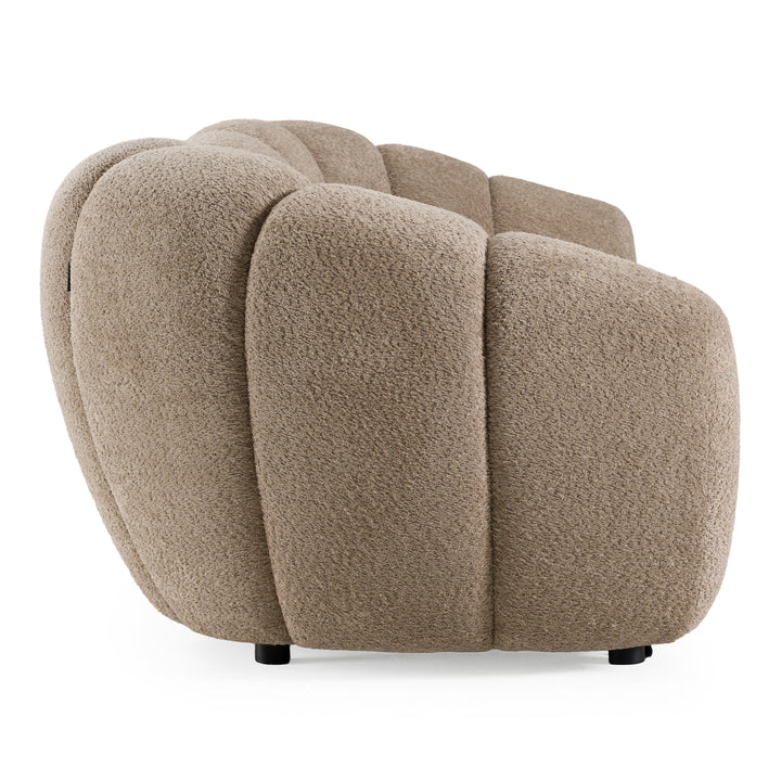 Suki - Modern Taupe Fabric Sofa