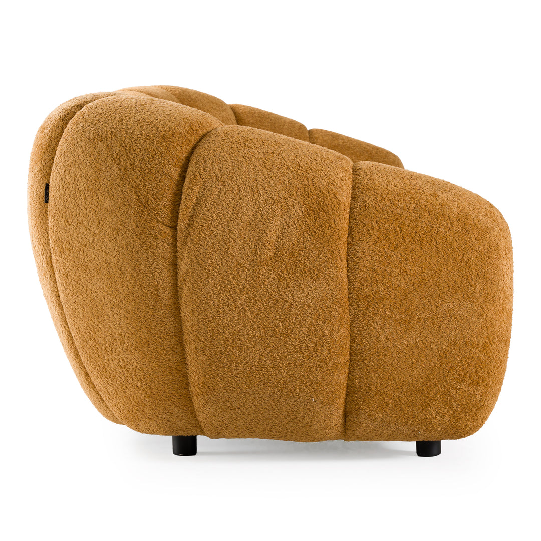 Suki - Modern Camel Fabric Sofa
