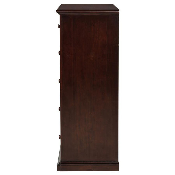 Sumerlin - 6 - Drawer Bedroom Chest Of Drawers - Cappuccino Accent Chest modern furniture Contempo Furniture