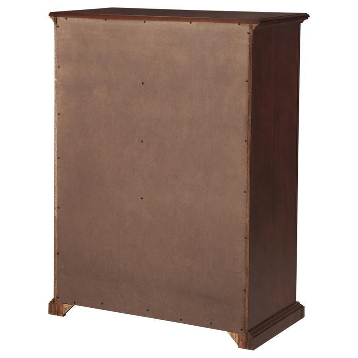 Sumerlin - 6 - Drawer Bedroom Chest Of Drawers - Cappuccino Accent Chest modern furniture Contempo Furniture