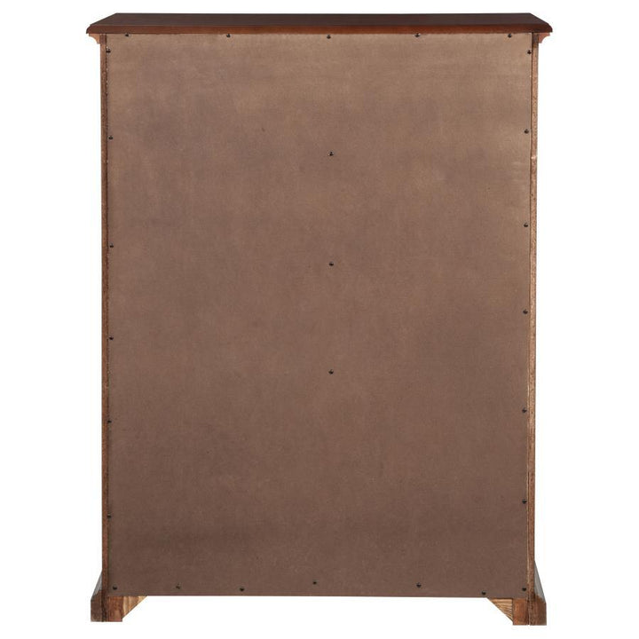 Sumerlin - 6 - Drawer Bedroom Chest Of Drawers - Cappuccino Accent Chest modern furniture Contempo Furniture