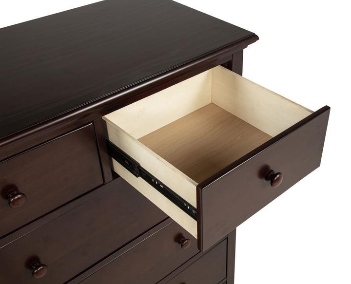 Sumerlin - 6 - Drawer Bedroom Chest Of Drawers - Cappuccino Accent Chest modern furniture Contempo Furniture