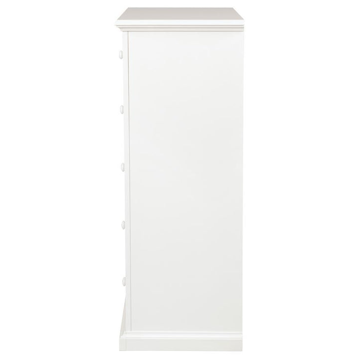 Sumerlin - 6 - Drawer Bedroom Chest Of Drawers White Accent Chest modern furniture Contempo Furniture