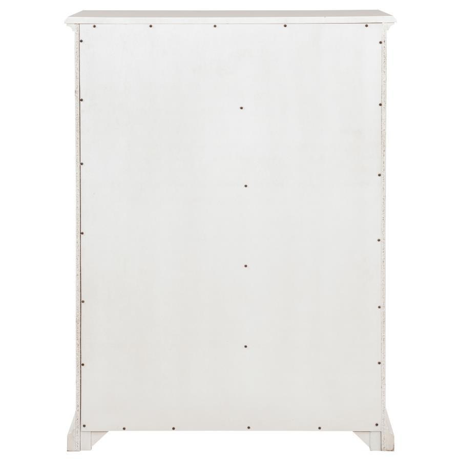 Sumerlin - 6 - Drawer Bedroom Chest Of Drawers White Accent Chest modern furniture Contempo Furniture