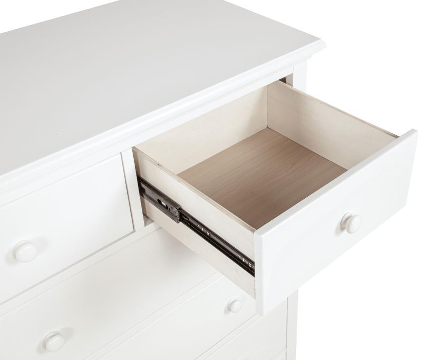 Sumerlin - 6 - Drawer Bedroom Chest Of Drawers White Accent Chest modern furniture Contempo Furniture
