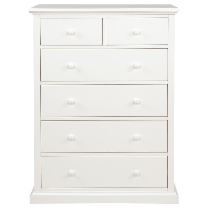 Sumerlin - 6 - Drawer Bedroom Chest Of Drawers White Accent Chest modern furniture Contempo Furniture