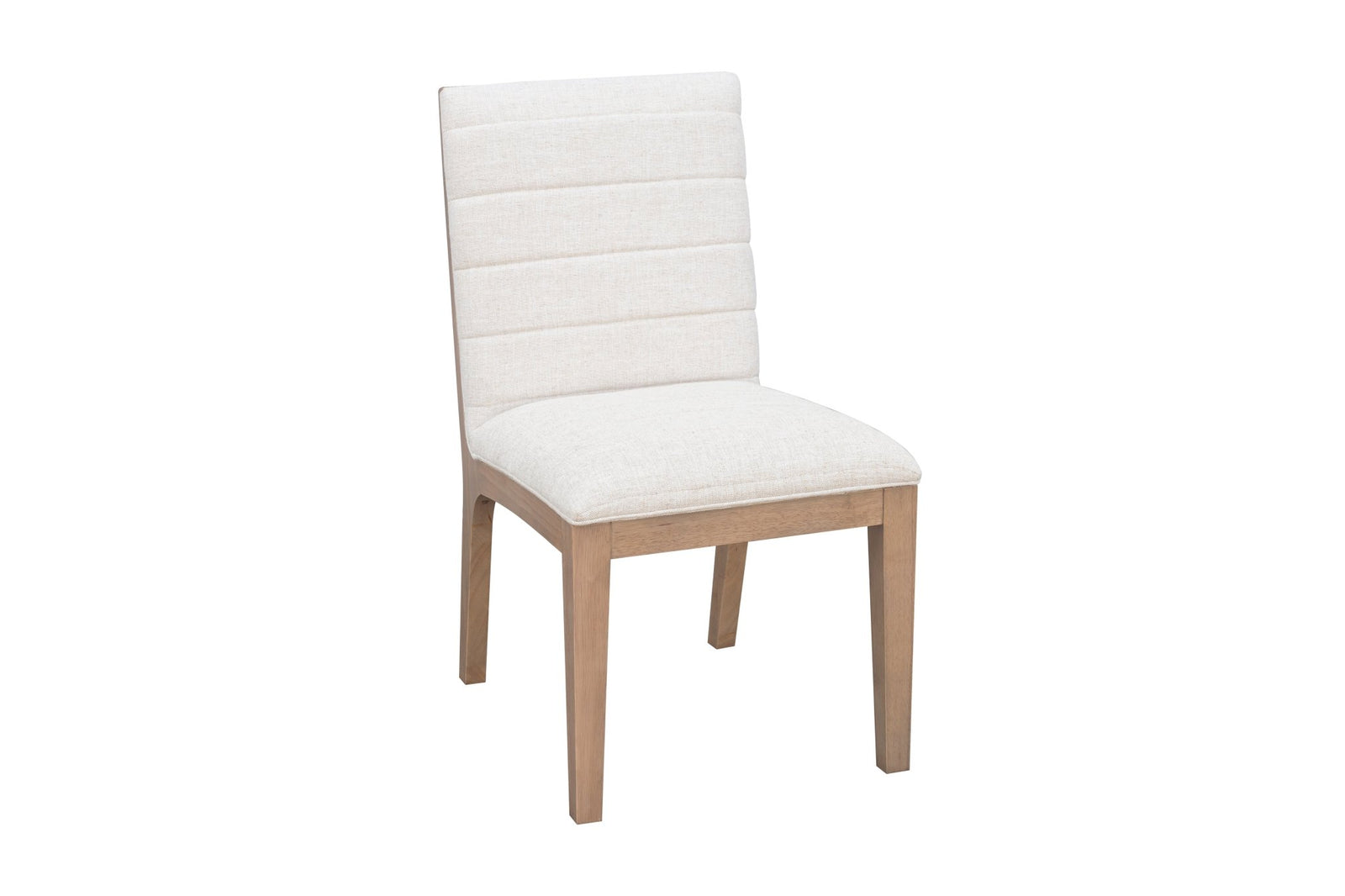 Sumire Solid Wood Dining Chair in Ginger and Natural Linen (Set of 2) Chair modern furniture Contempo Furniture