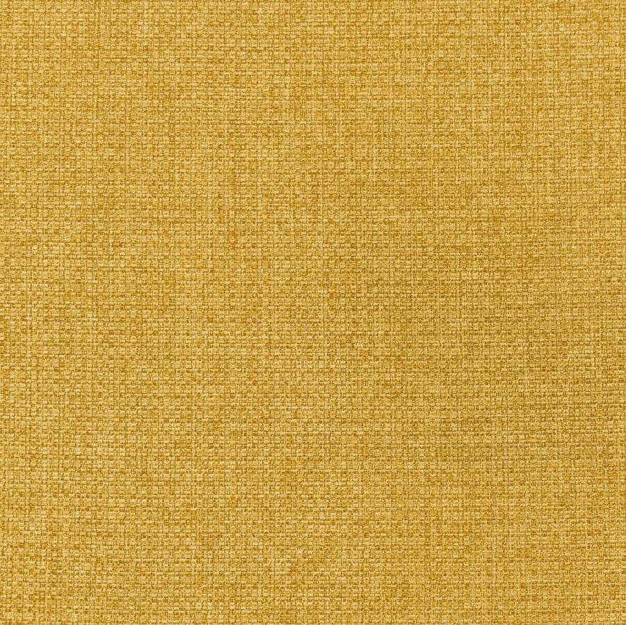 Summer - Fabric Upholstered Tufted Accent Bench - Mustard Yellow Upholstered Bench modern furniture Contempo Furniture