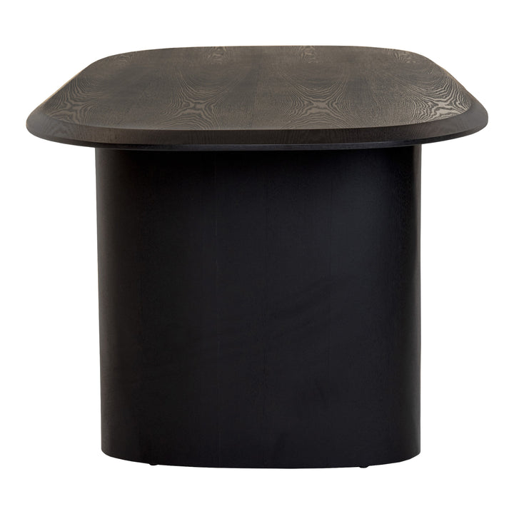 Summit - Modern 87" Black Ash Dining Table