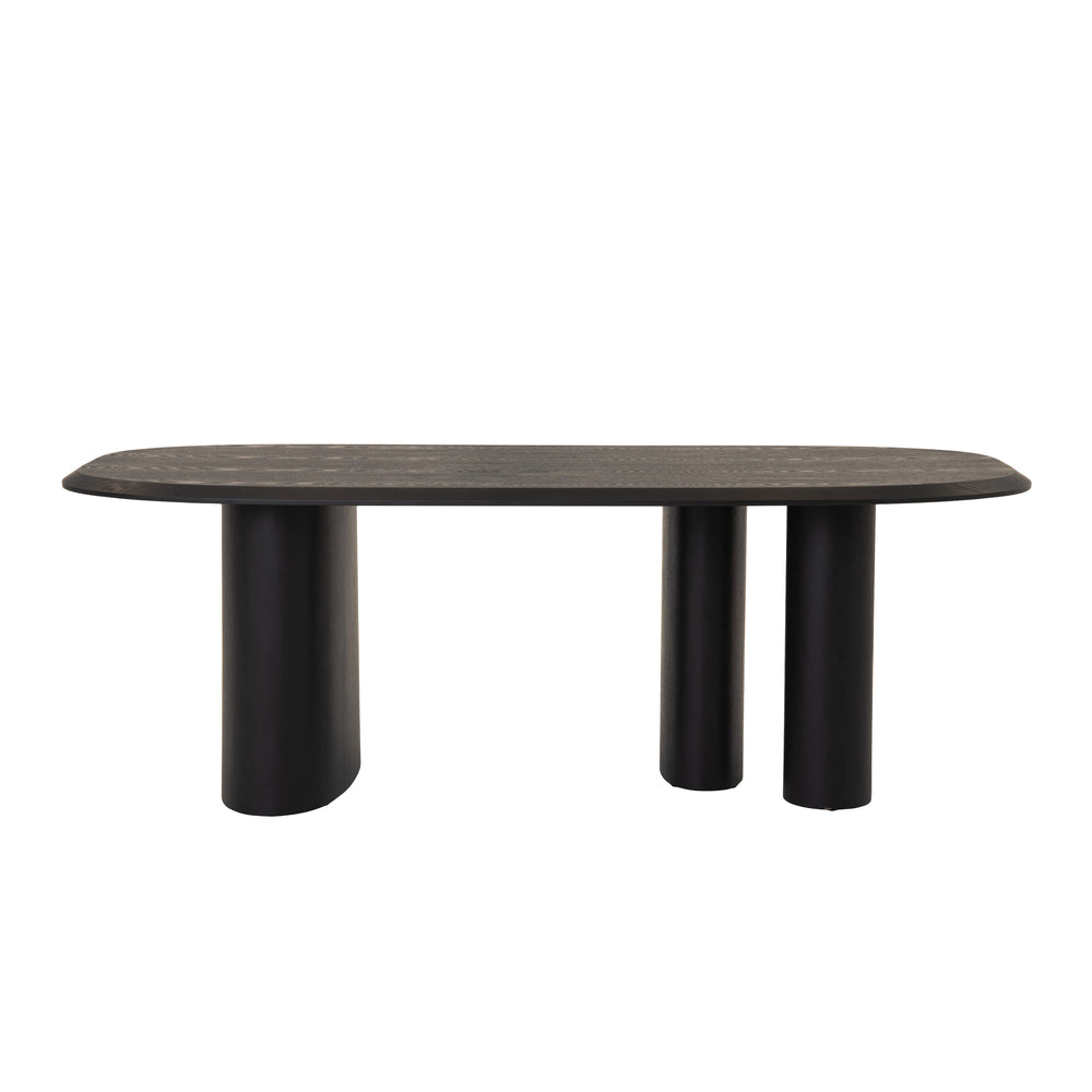 Summit - Modern 87" Black Ash Dining Table - View 3
