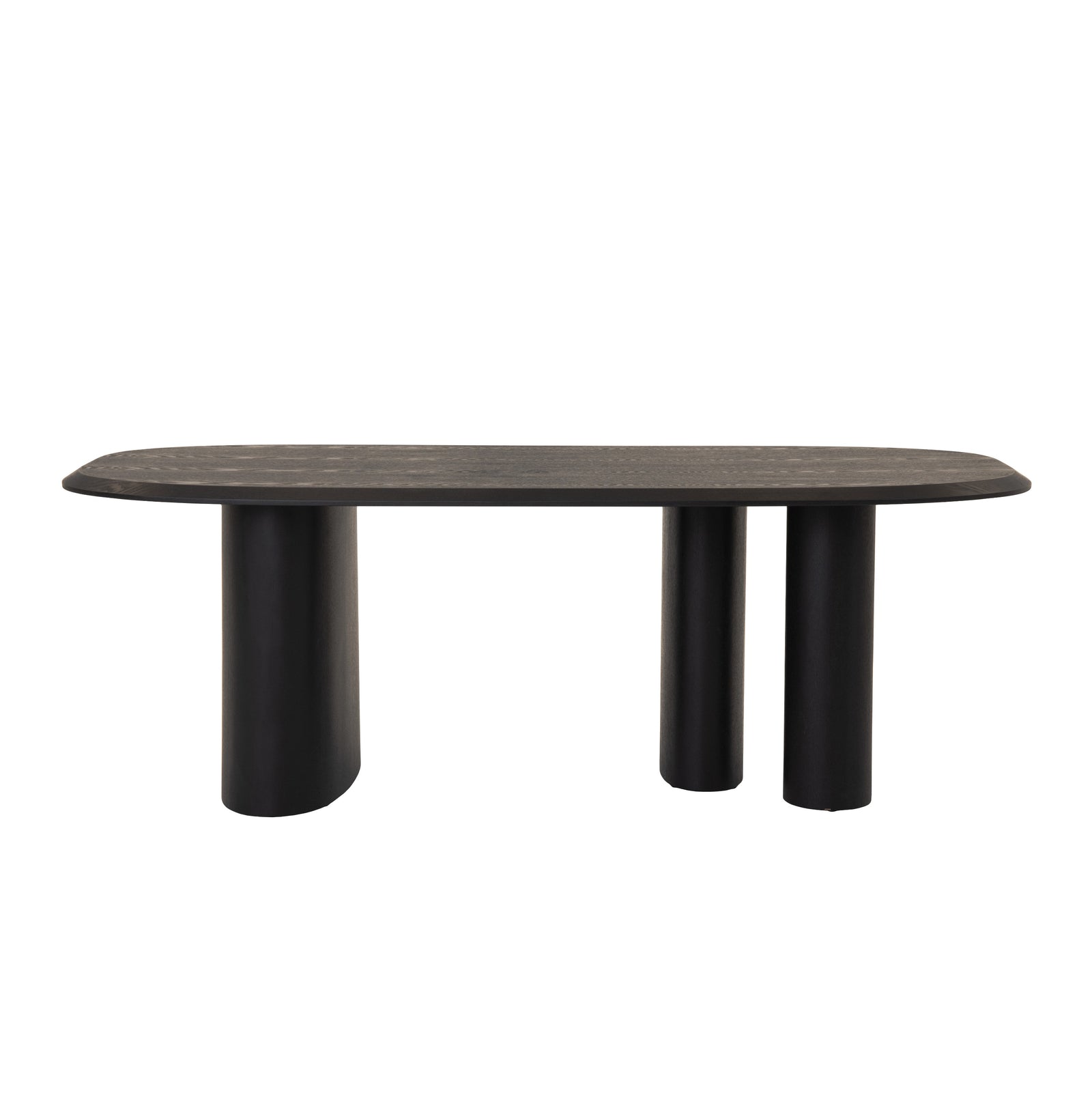 Summit - Modern 87" Black Ash Dining Table