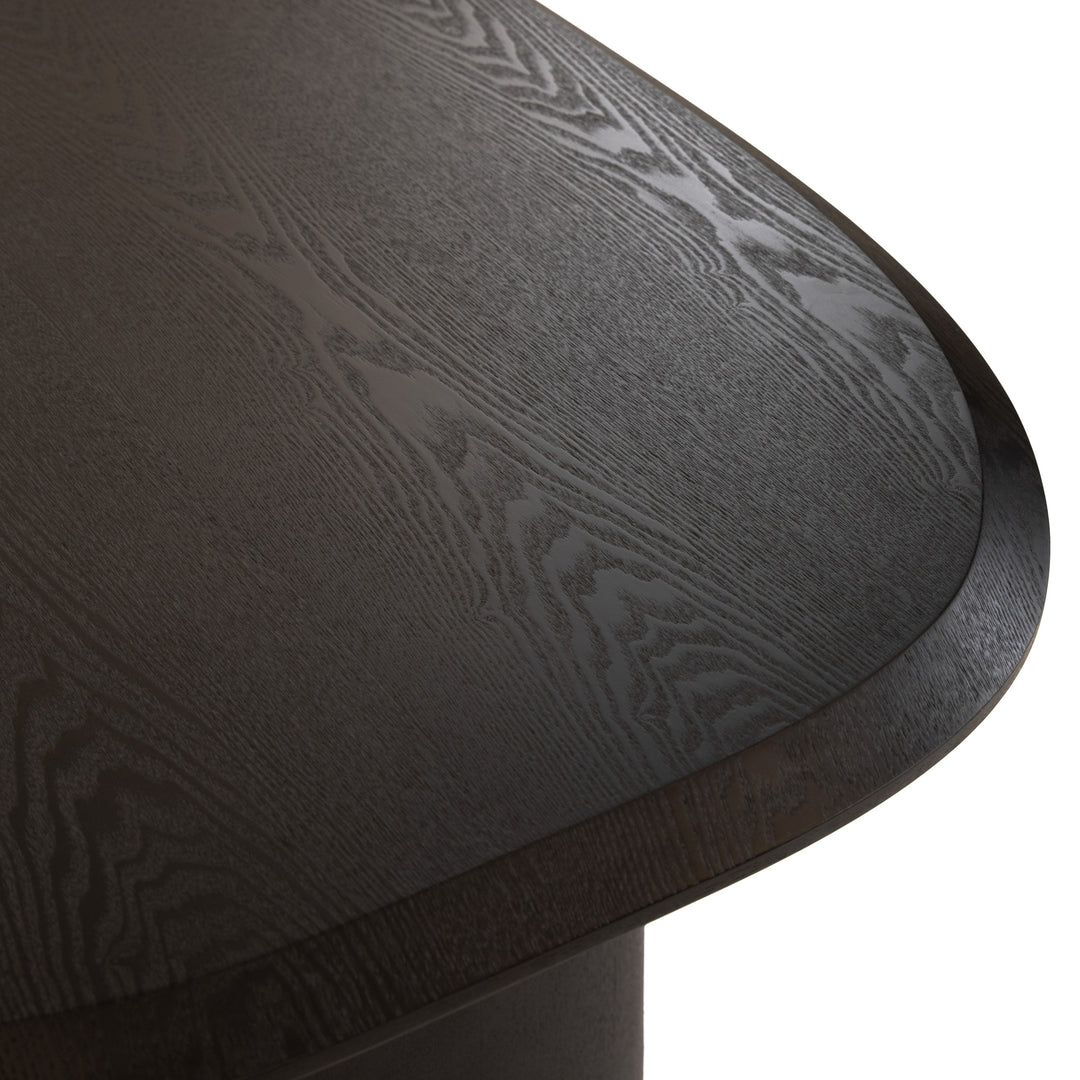 Summit - Modern 87" Black Ash Dining Table