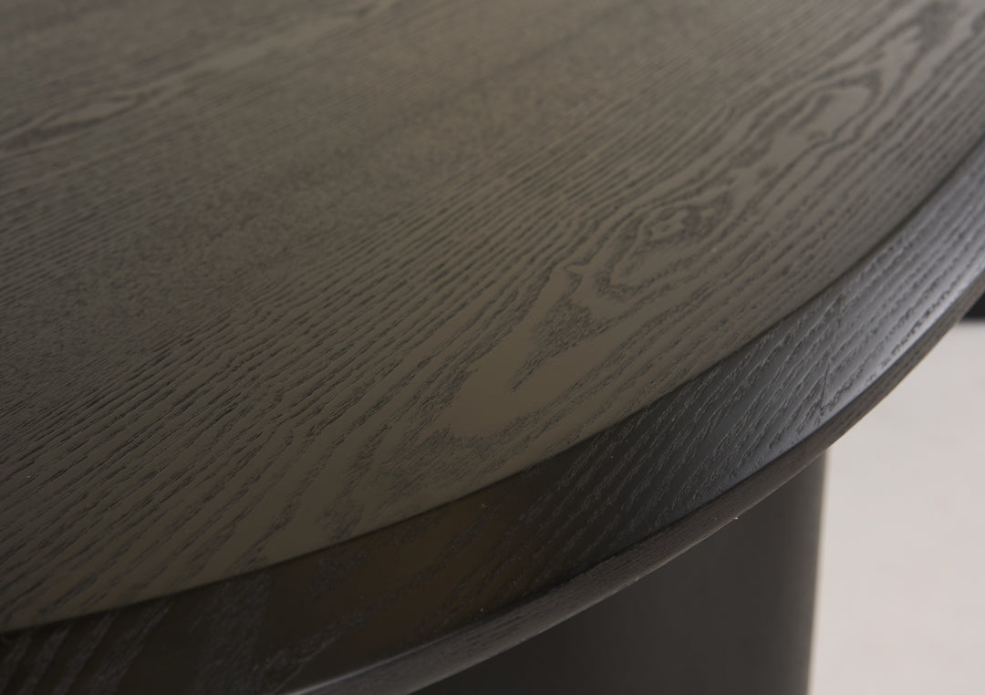 Summit  Modern 118" Black Ash Dining Table