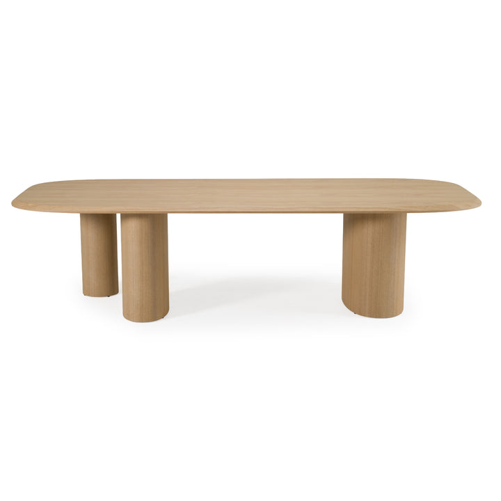 Summit - Modern 118" Natural Ash Dining Table