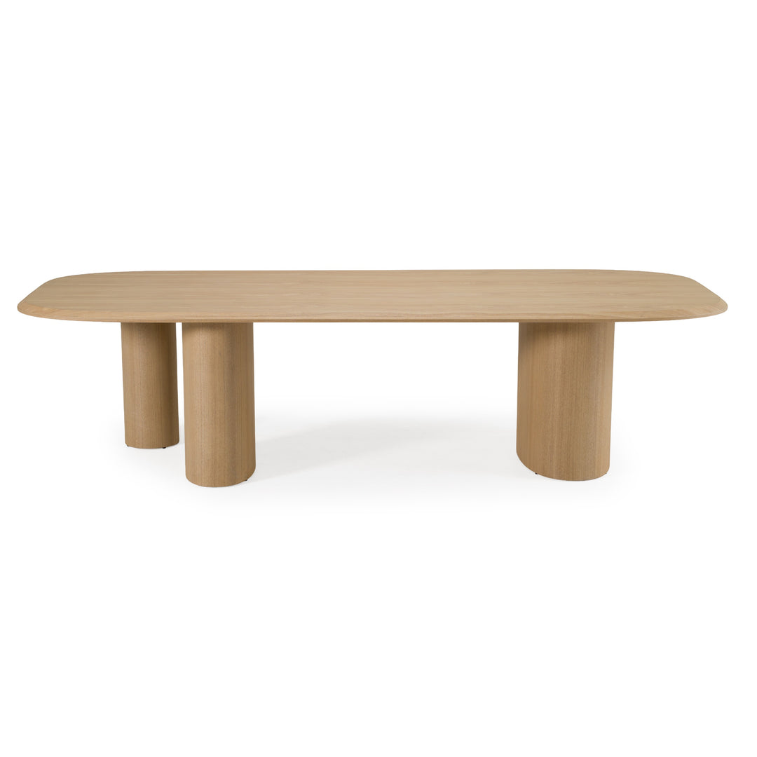 Summit - Modern 118" Natural Ash Dining Table