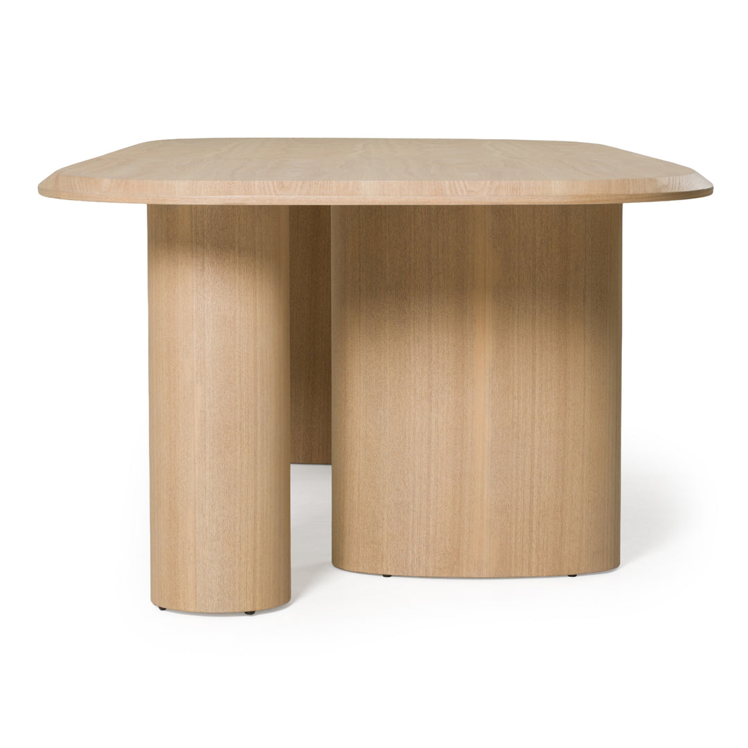 Summit - Modern 118" Natural Ash Dining Table