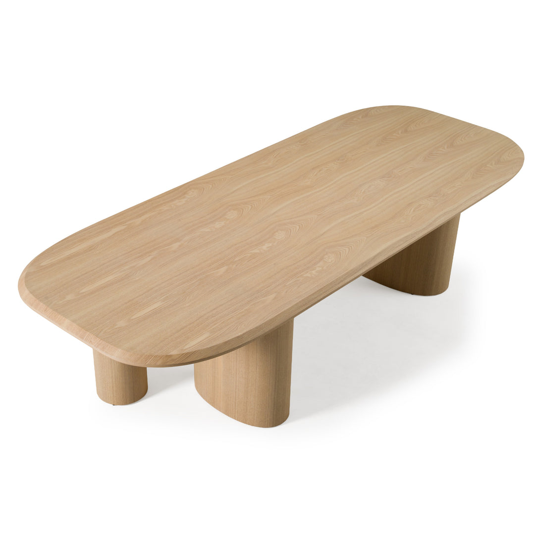 Summit - Modern 118" Natural Ash Dining Table