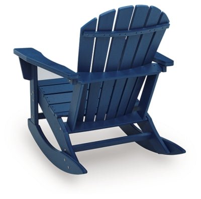Sundown Shores Outdoor Rocking Chair - Blue Rocker Chair modern furniture Contempo Furniture