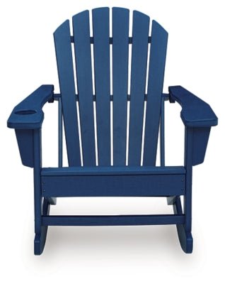 Sundown Shores Outdoor Rocking Chair - Blue Rocker Chair modern furniture Contempo Furniture