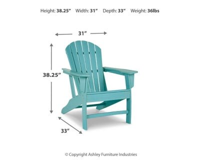 Sundown Treasure Adirondack Chair - Light Blue Arm Chair modern furniture Contempo Furniture