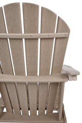 Sundown Treasure Adirondack Chair - Light Brown Arm Chair modern furniture Contempo Furniture