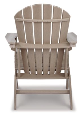 Sundown Treasure Adirondack Chair - Light Brown Arm Chair modern furniture Contempo Furniture