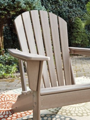Sundown Treasure Adirondack Chair - Light Brown Arm Chair modern furniture Contempo Furniture