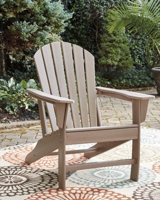 Sundown Treasure Adirondack Chair - Light Brown Arm Chair modern furniture Contempo Furniture