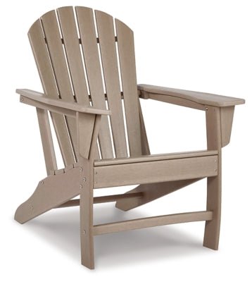 Sundown Treasure Adirondack Chair - Light Brown Arm Chair modern furniture Contempo Furniture