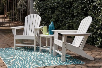 Sundown Treasure Adirondack Chair - White Arm Chair modern furniture Contempo Furniture